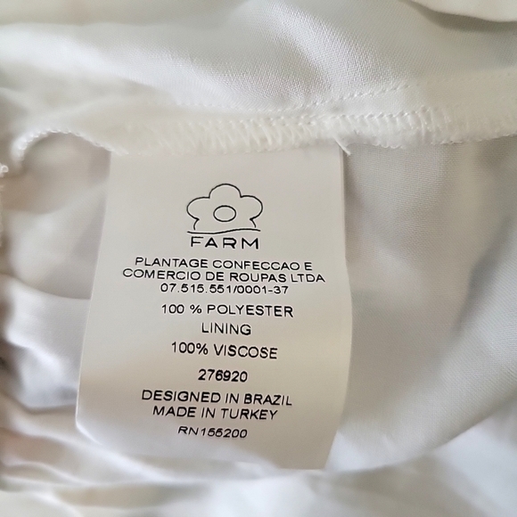 FARM Rio Anthropologie Hestia Peplum Floral Blouse Size Medium - Picture 8 of 11